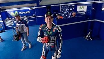 Jorge Lorenzo en su box