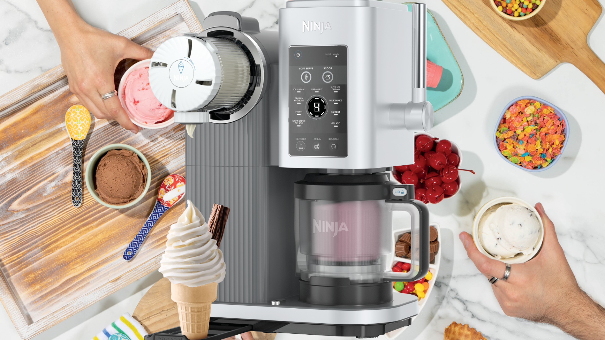 SharkNinja lanza la nueva Ninja Swirl by CREAMi y revoluciona los helados caseros una vez más