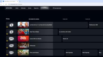 Prime Video incorpora los canales en directo de RTVE a su oferta en España