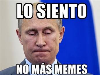 Rusia se pone serio con los memes