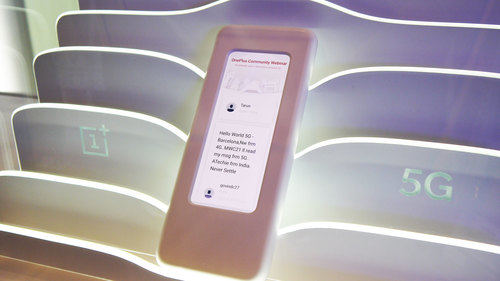 OnePlus presenta su primer prototipo de smartphone 5G
