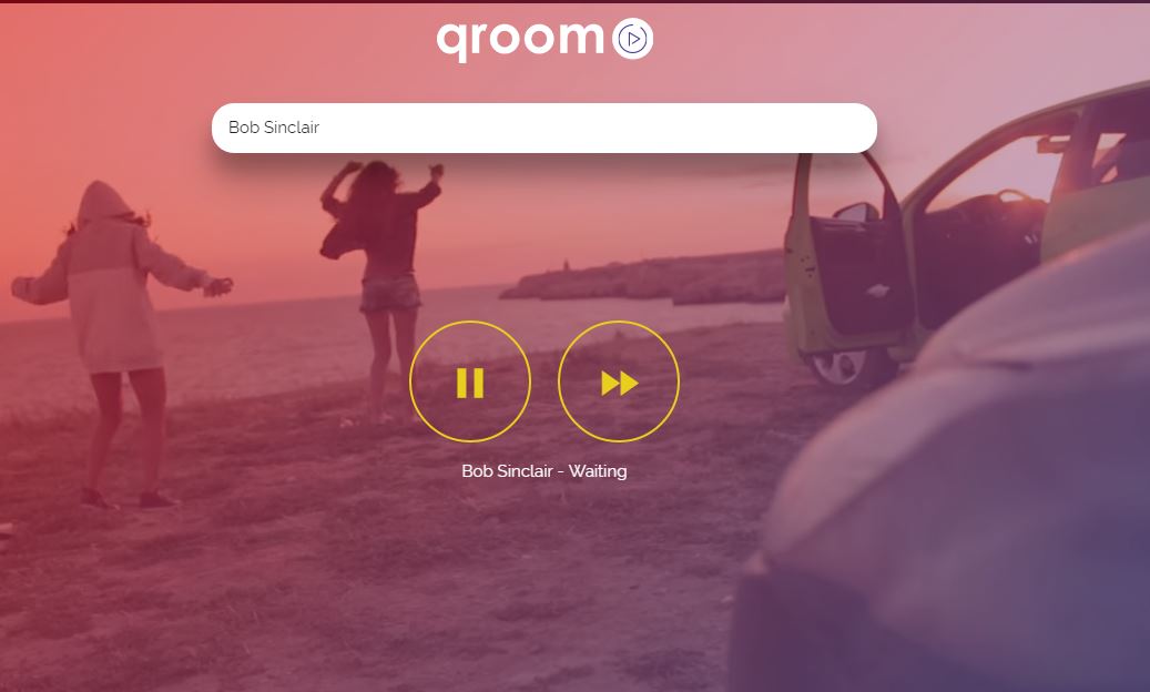 Qroom, escucha música enseguida sin registros