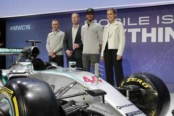 Lewis Hamilton en el MWC16