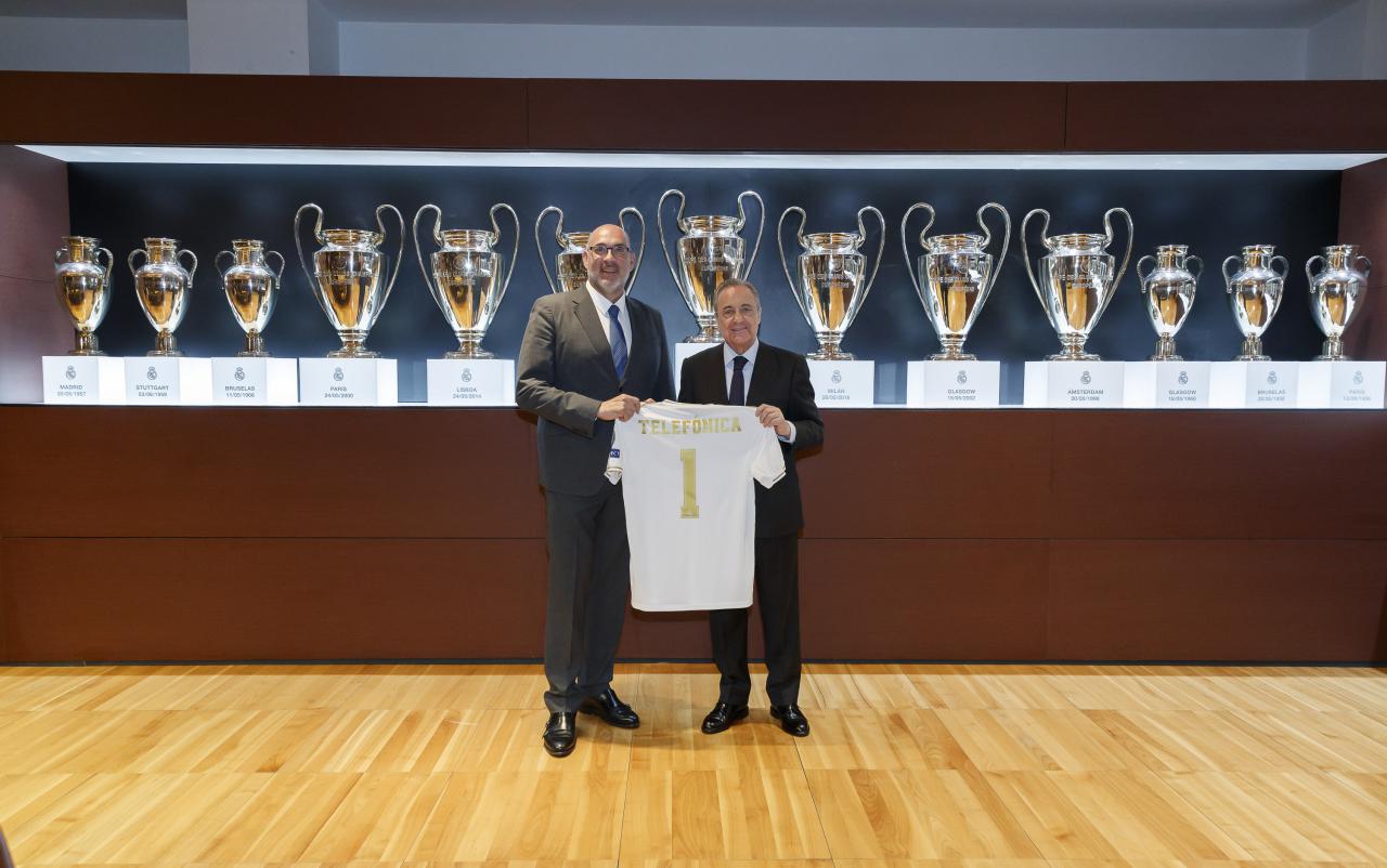 Telefónica será el integrador tecnológico del Real Madrid hasta junio de 2023