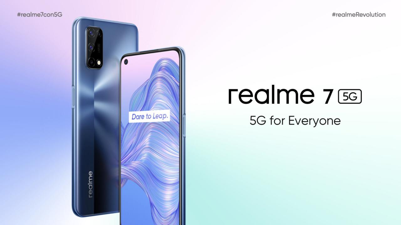 Realme 7 5G llega para revolucionar la gama media