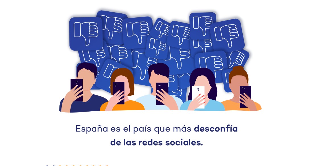 Redes sociales en España: preocupados por las fake news y la publicidad