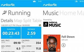 Runstastic incorpora Nokia Música en streaming para el entrenamiento físico en Windows Phone