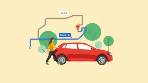Google Maps trae nuevas formas de conducción más sostenibles