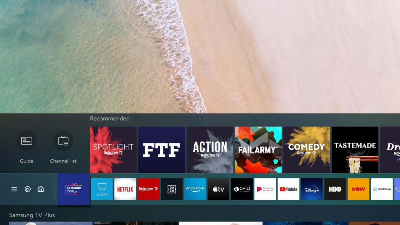 Samsung TV Plus amplía su programación gratuita online con cine, noticias y deportes