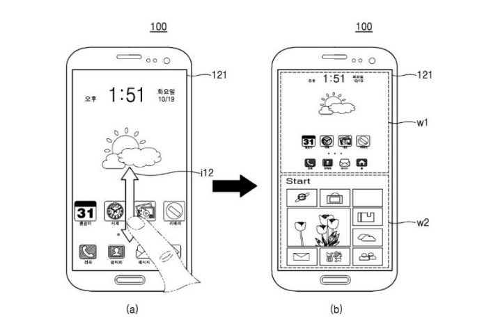 Samsung patenta un móvil con Android y Windows