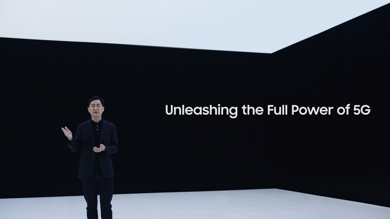 Paul (Kyungwhoon) Cheun, presidente y jefe del Negocio de Redes de Samsung, durante su intervención en el Samsung Networks: Redefined