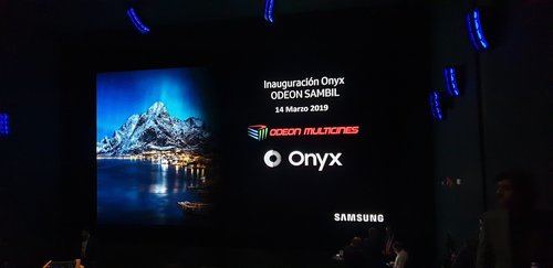 Samsung presenta el primer cine LED Onyx en España