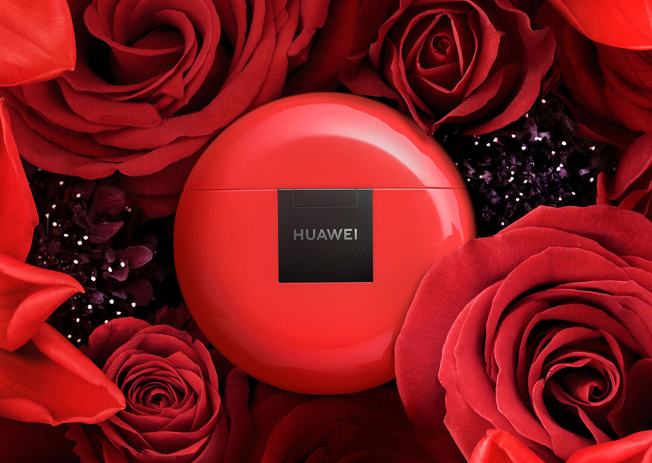 Huawei FreeBuds 3 rojos