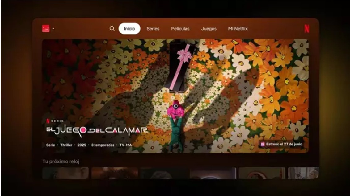 Netflix renueva su interfaz de televisión para una experiencia más intuitiva