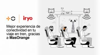 MasOrange mejora la conectividad en los trenes iryo con una solución innovadora