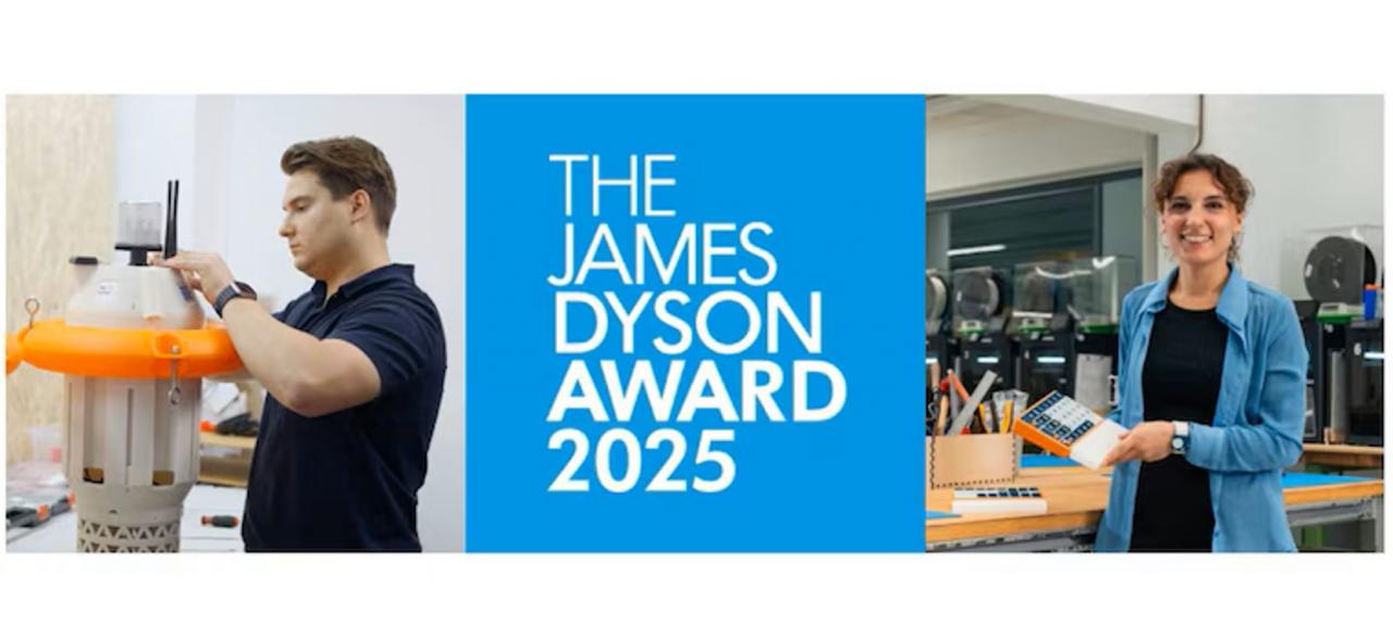 Un sensor con IA y un teclado para Parkinson ganan el James Dyson Award 2025