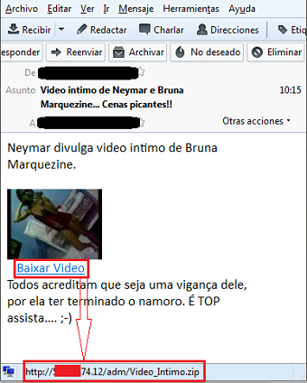 ALERTA: El vídeo sexy de la novia de Neymar es un troyano