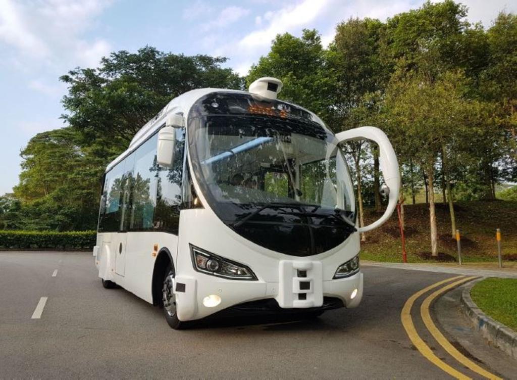 Prueba real de transporte público autónomo en Sentosa (Singapur)