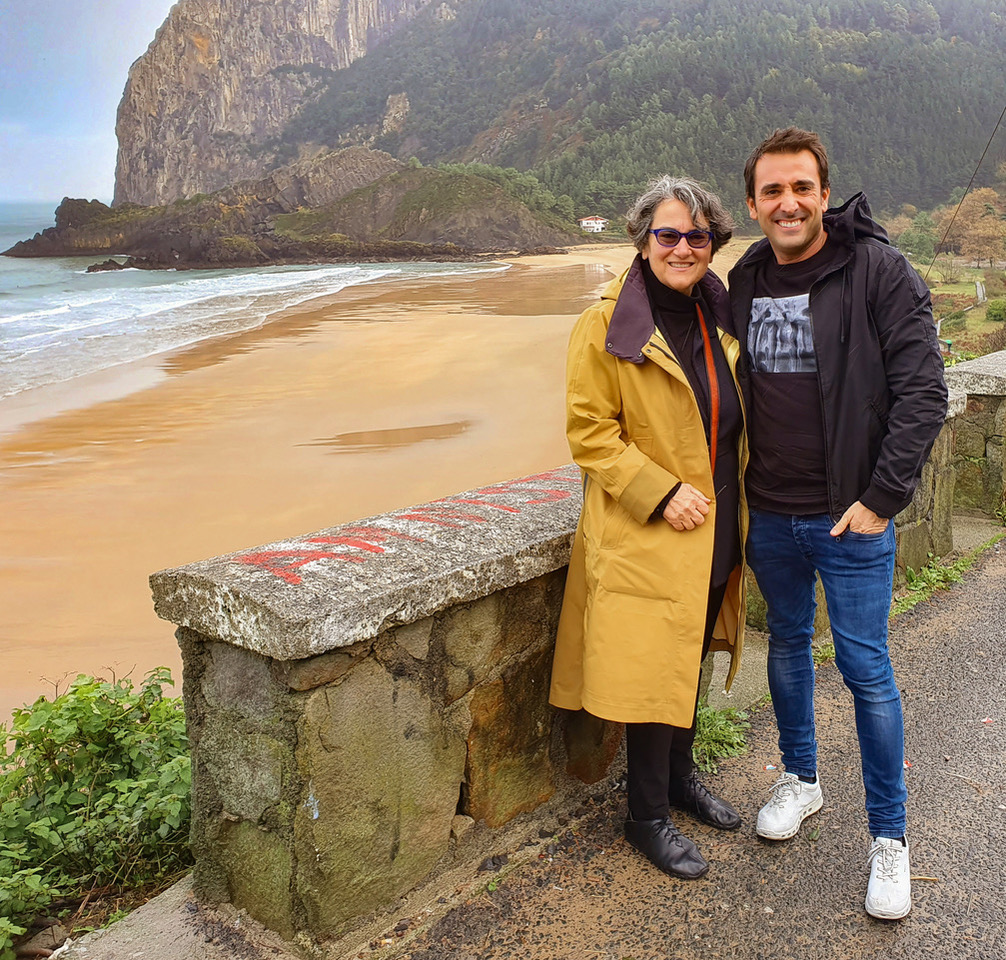 Joanna Hoffman junto a Xabi Uribe-Etxebarria, CEO y fundador de Sherpa.ai