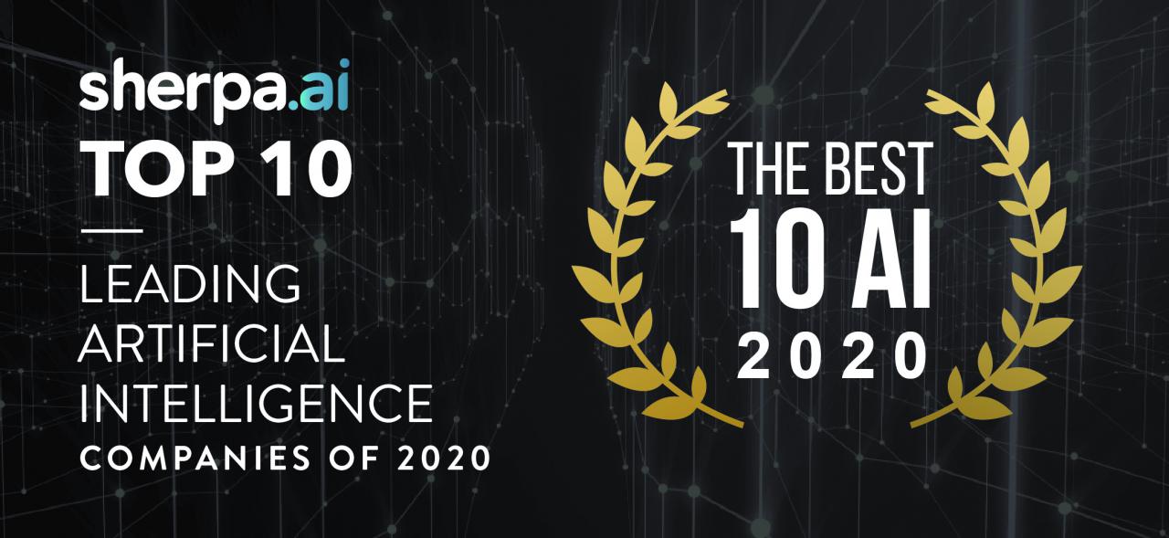 Sherpa.ai, entre las 10 empresas de IA más importantes del mundo en 2020