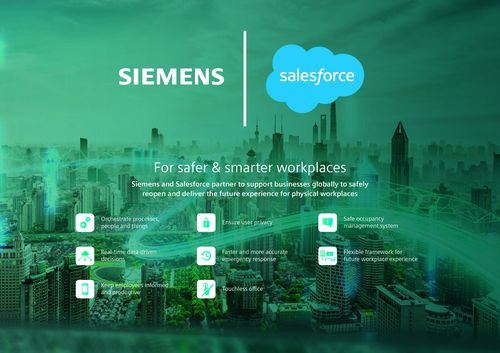 Siemens y Salesforce se unen para mejorar la seguridad en el puesto de trabajo