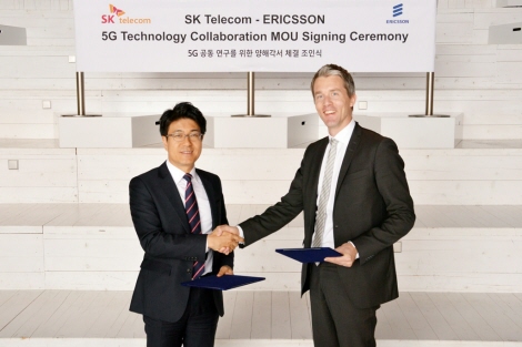 Ericsson y SK Telecom desarrollarán una red central 5G para finales de 2015