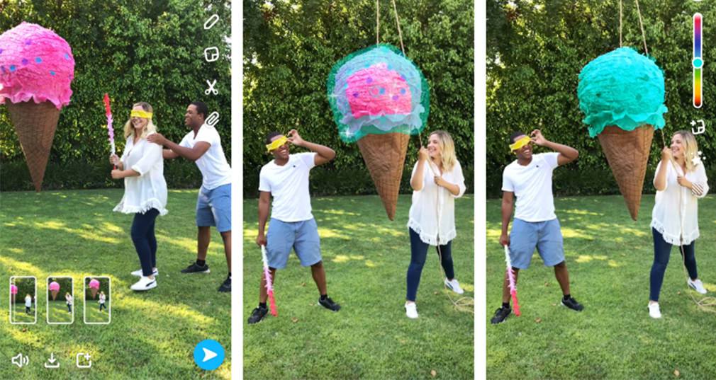 Snapchat incorpora nuevo pincel y seis vídeos continuos de 10 segundos
 