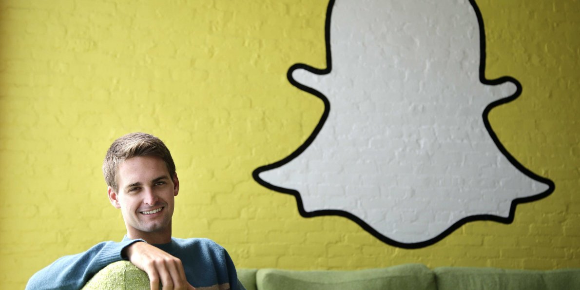 Evan Spiegel, CEO de Snapchat