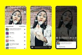 Snapchat lanza una función que compite con TikTok, ‘Sounds On’