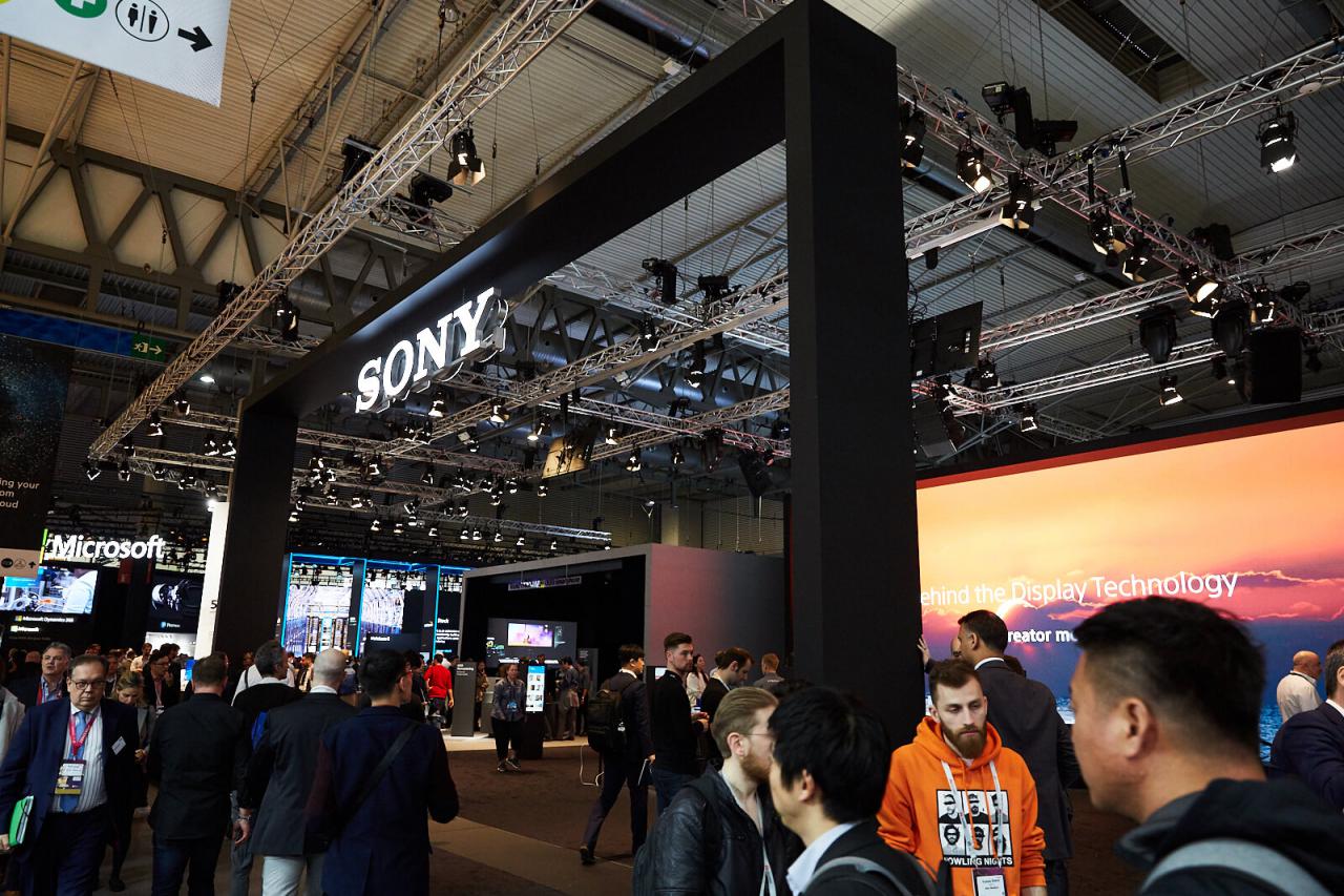 Stand de Sony en MWC 2019