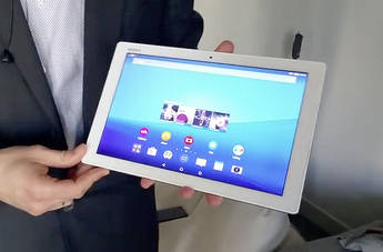 Sony Tablet Z4, acuático, ligero y con gran pantalla