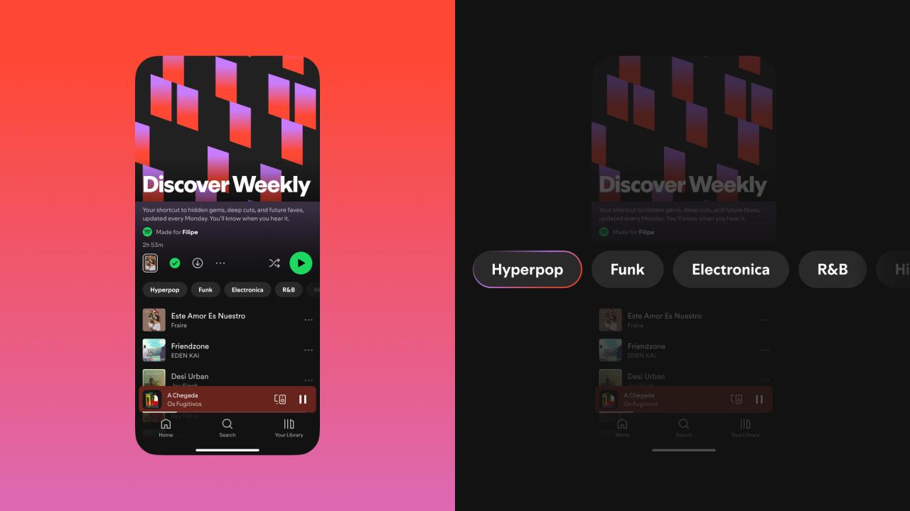 Spotify renueva su playlist ‘Descubrimiento Semanal’ con controles personalizados para mejorar la experiencia musical