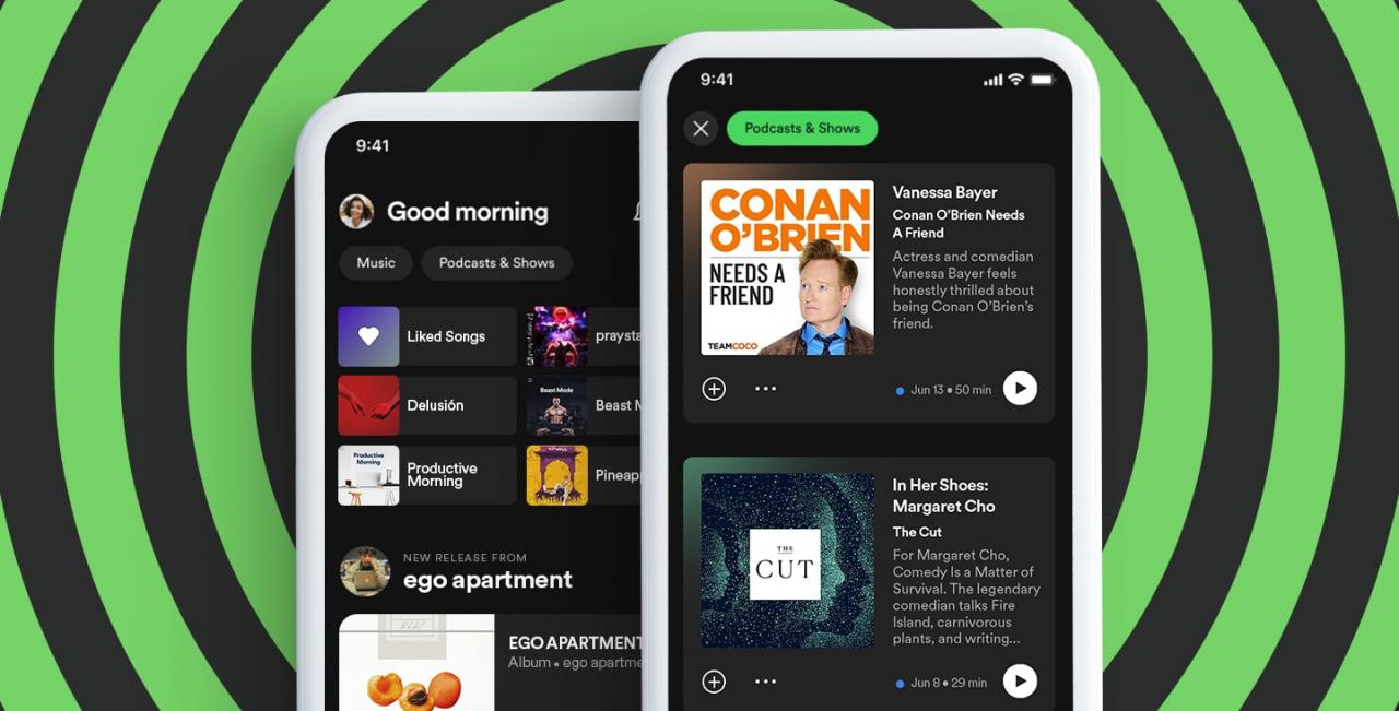 Spotify rediseña su feed para separar el contenido musical de los pódcast