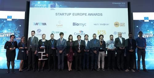 Cuatro startups españolas galardonadas en los StartUp Europe Awards
