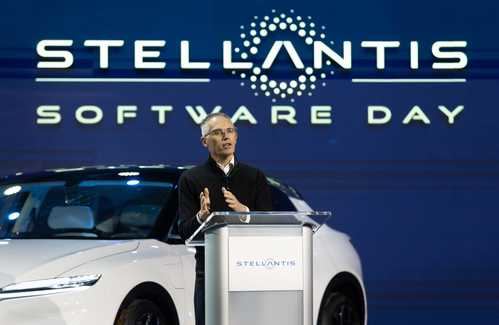 Carlos Tavares, CEO de Stellantis, durante su intervención en el Stellantis Software Day 2021