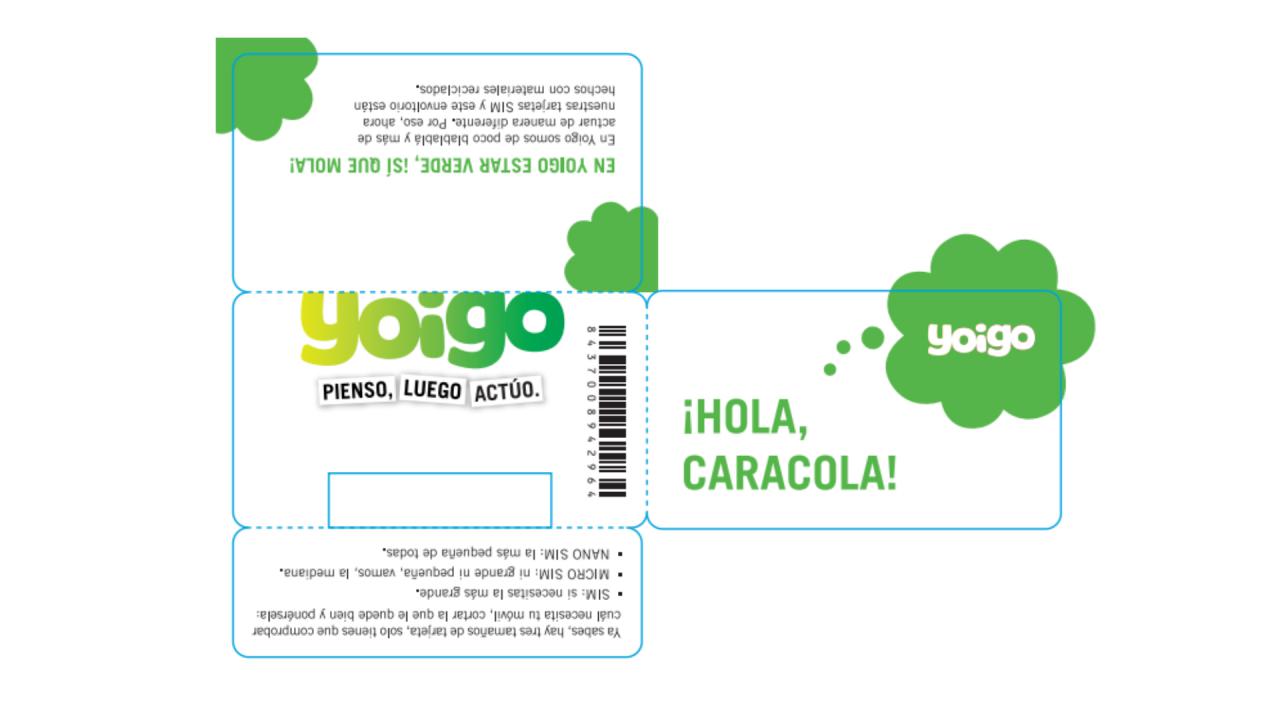 Yoigo apuesta por tarjetas SIM sostenibles con materiales reciclados