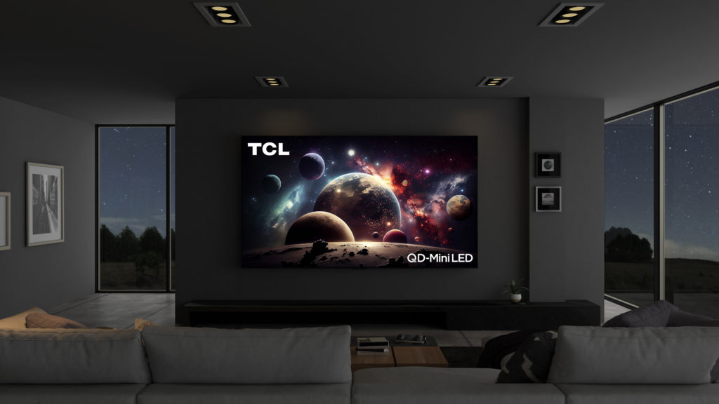 TCL presenta el televisor LED QD-Mini de 115 pulgadas en el CES 2024