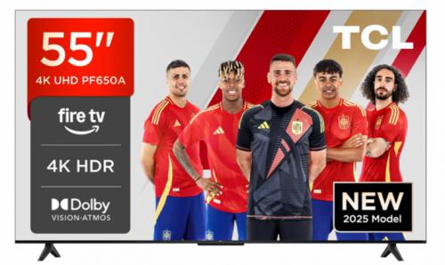 TCL lanza en España la serie PF650A con Fire TV, una Smart TV de 55 pulgadas por 399 euros