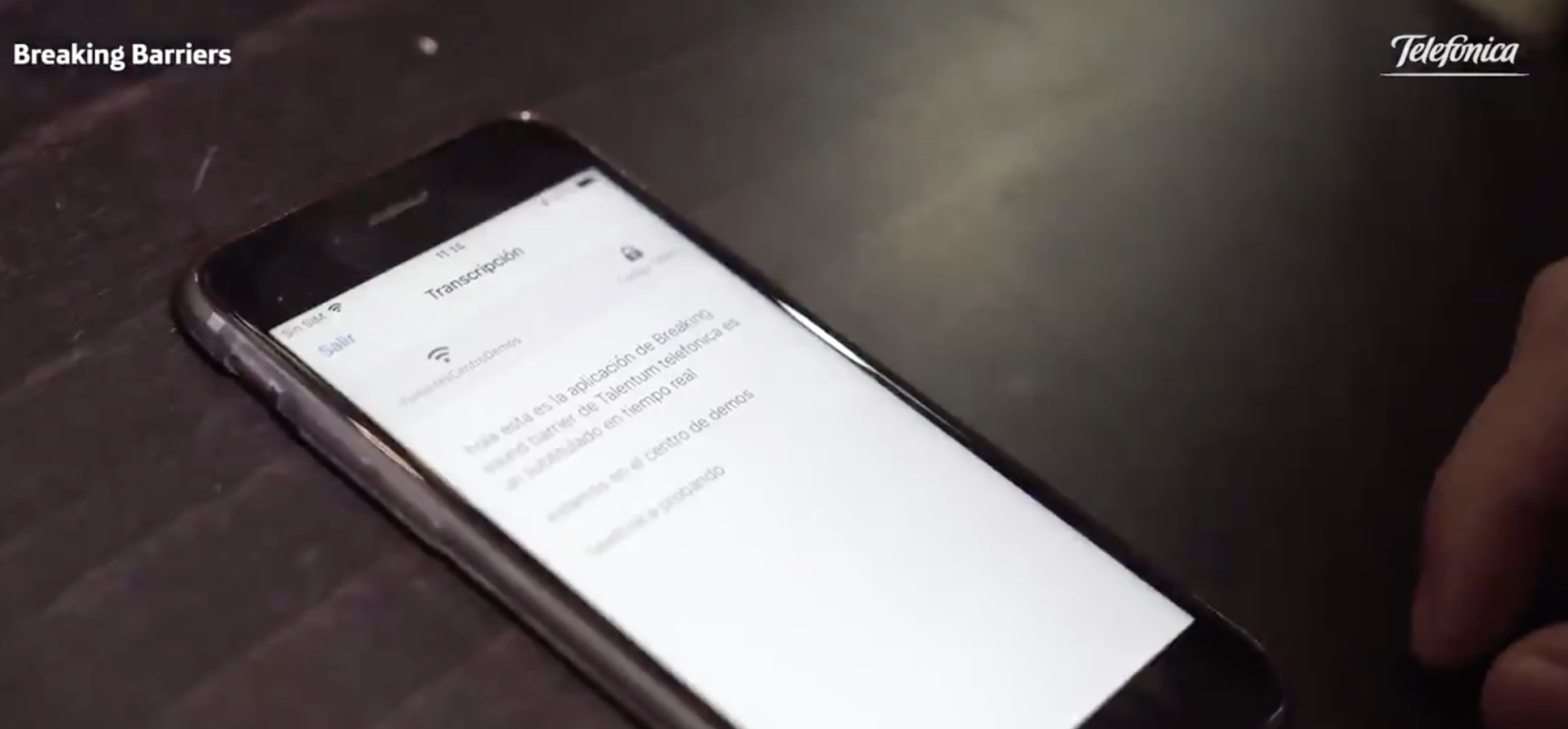 Telefónica lanza, a través de Talentum, Breaking Barriers, una app para integrar a personas con discapacidad auditiva y visual