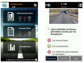 TestNet App te ayuda a preparar el examen de conducir