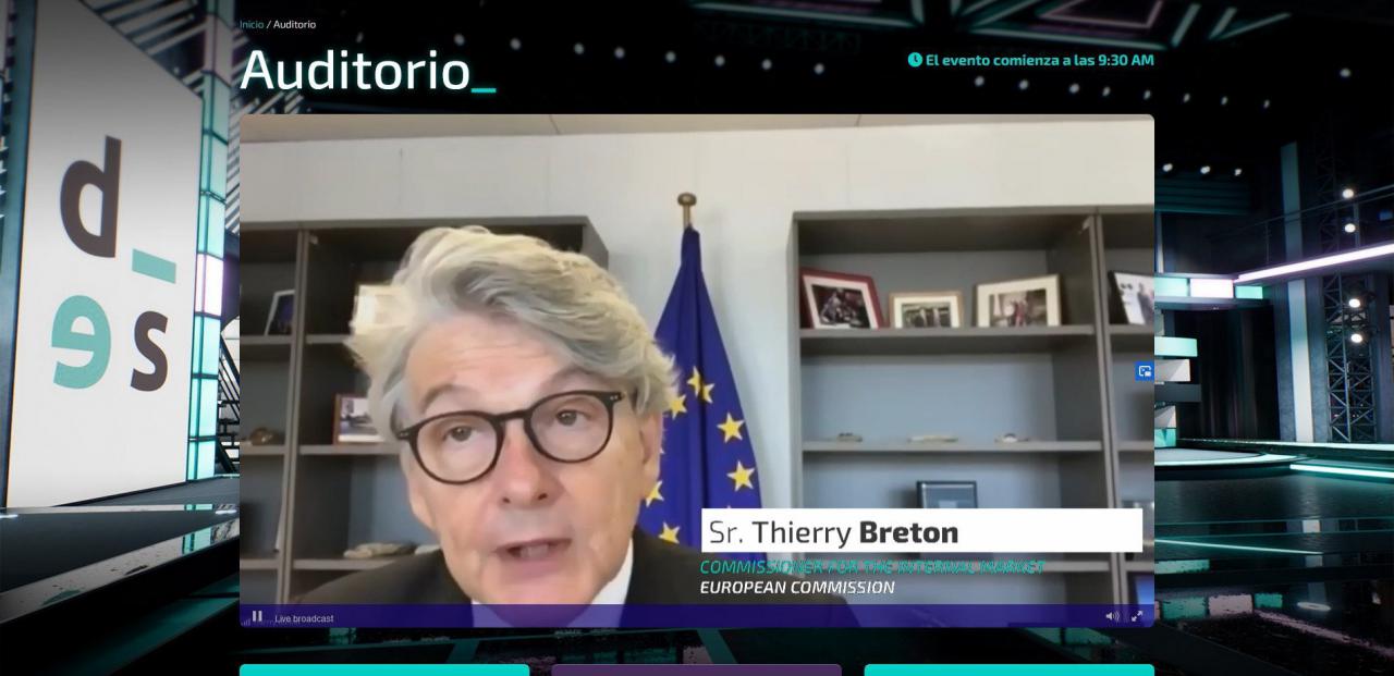 Thierry Breton, Comisario Europeo de Mercado Interior
