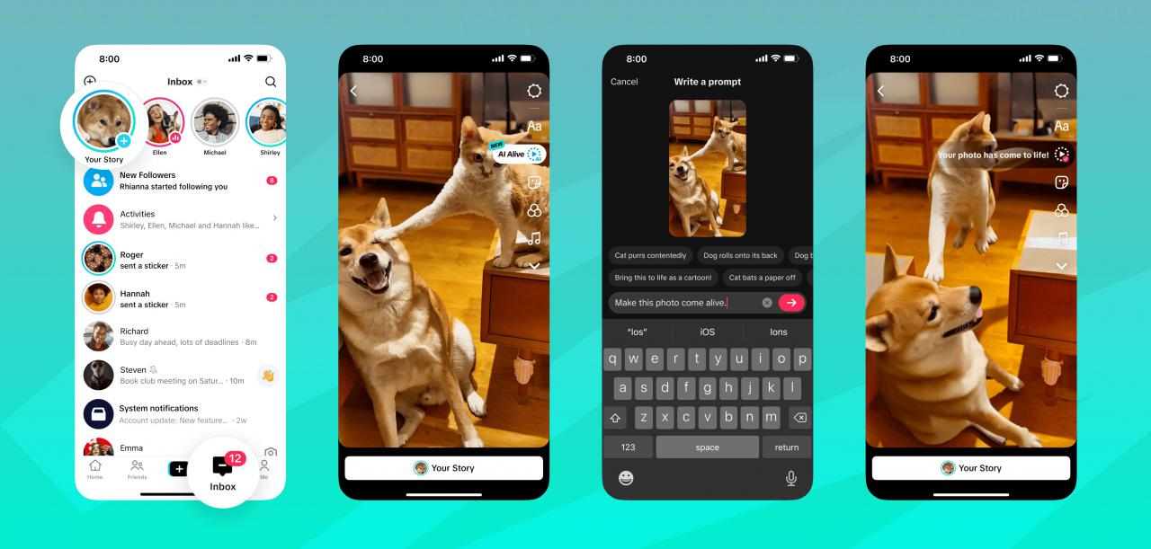 TikTok permitirá transformar imágenes en vídeo con su nueva función