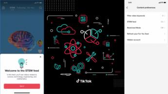 TikTok crea un feed para contenidos STEM en Europa