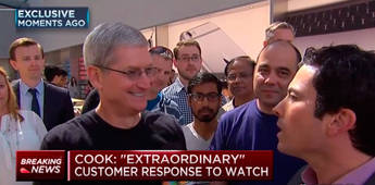 Tim Cook entrevistado por la CNBC