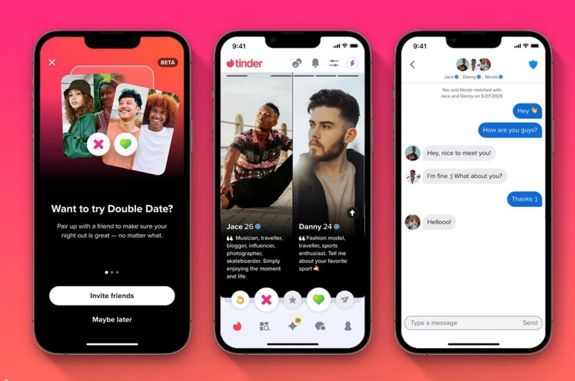 Tinder lanza 'Double Date' en España para realizar citas grupales