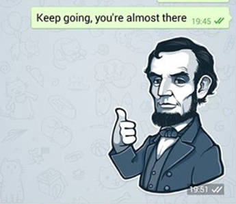 Telegram saca 14 nuevos stickers de ilustres personajes