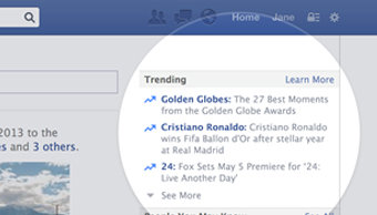Facebook introduce el Trending Topic