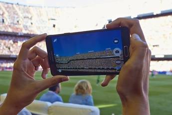 Prueba de LTE Bradcast en Mestalla