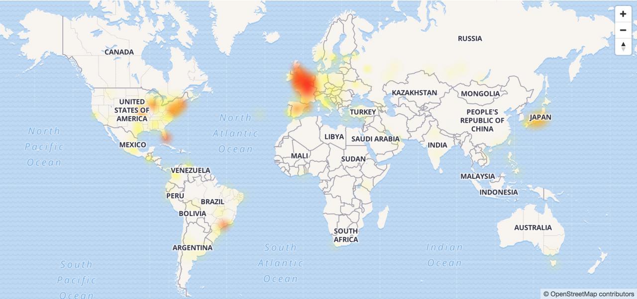 Twitter sufre una caída a nivel mundial