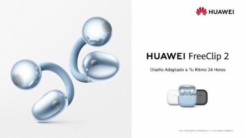 Huawei refuerza su apuesta por el audio open-ear con la llegada de los FreeClip 2 a España